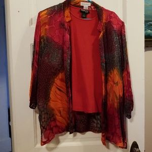 2 PC Red set. Make a statement!